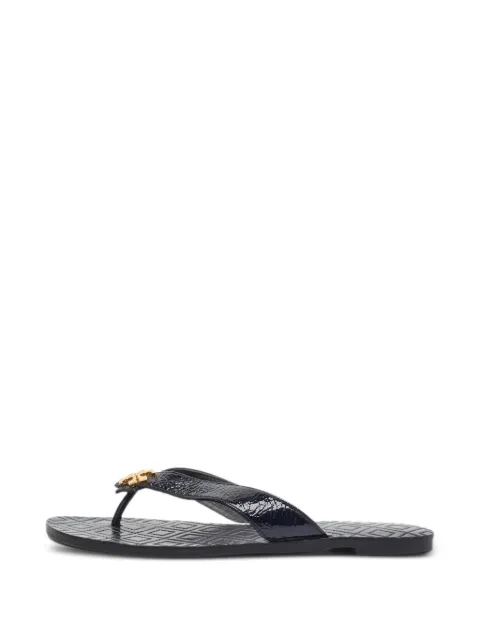 Tory Burch Miller logo-medallion sandals Black 1393551
