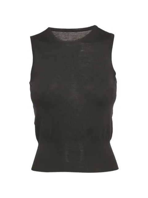 Alaïa Pre-Owned sleeveless tank top Black 1148836