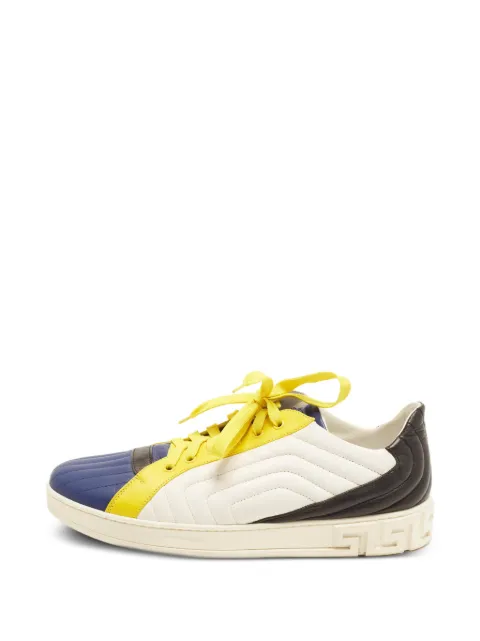 Versace Pre-Owned Medusa quilted sneakers White 1403324