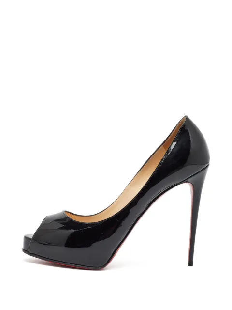 Christian Louboutin Pre-Owned Very Prive peep-toe pumps Black 1402723