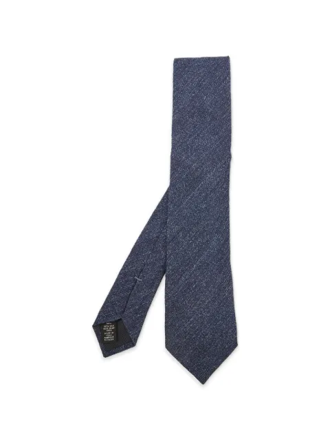 Ermenegildo Zegna Vintage classic silk tie Blue 1401540