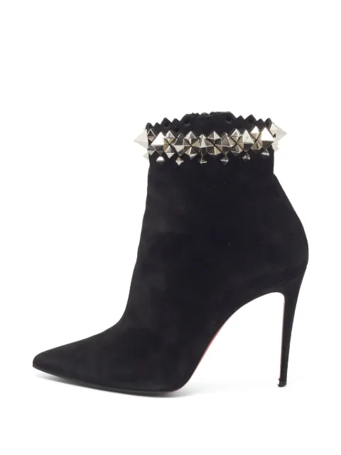 Christian Louboutin Pre-Owned Firmamma studded heeled ankle boots Black 1398576