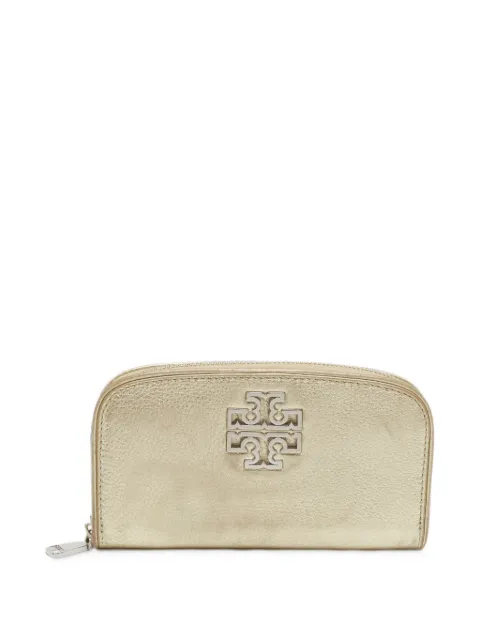 Tory Burch Britten zip-around wallet Neutrals 1391897
