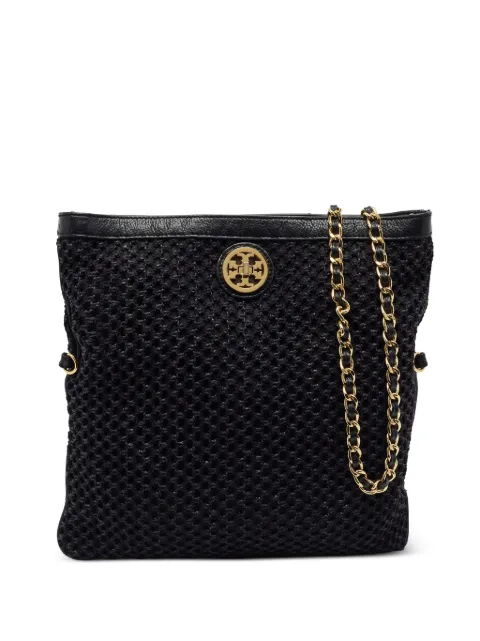 Tory Burch Woven chain-strap shoulder bag Black 1400003