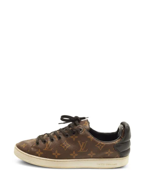 Louis Vuitton Pre-Owned Frontrow Monogram low-top sneakers Brown 1398382