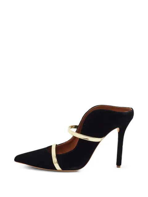 Malone Souliers Maureen velvet pumps Black 1393628