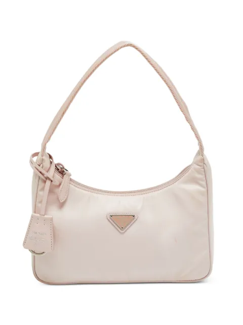 Prada Pre-Owned Re-Edition 2000 Re-Nylon shoulder bag Pink 1393856