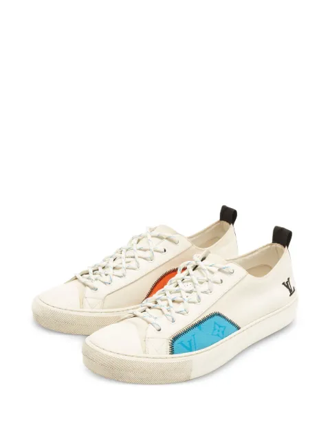 Louis Vuitton Pre-Owned Tattoo lace-up sneakers White 1395449