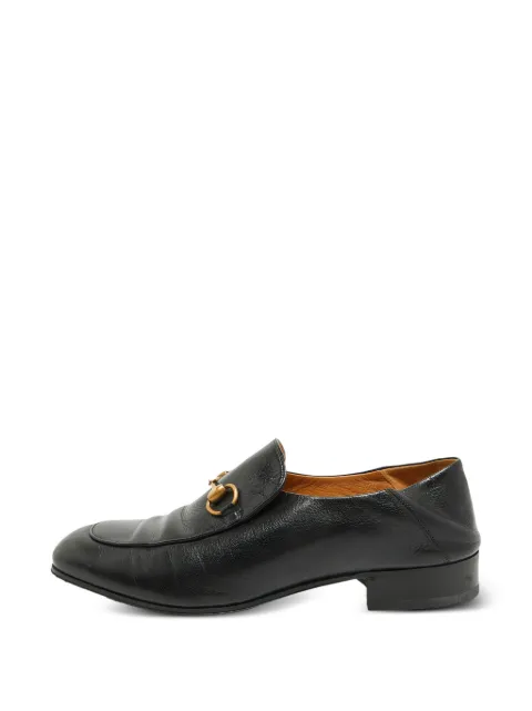Gucci Pre-Owned Horsebit foldable loafers Black 1390754