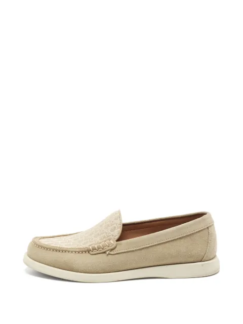 Christian Dior Pre-Owned Granville slip-on loafers Neutrals 1394873