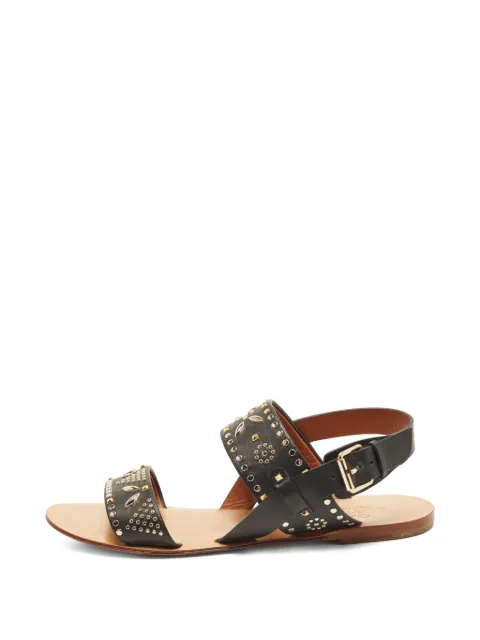 Valentino Garavani Pre-Owned Rockstud leather sandals Black 1397279