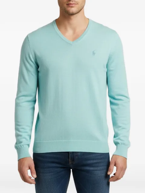 Polo Ralph Lauren Vintage logo-embroidered sweater Blue 1400044