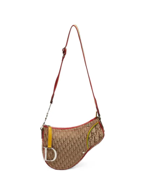Christian Dior Pre-Owned Rasta Trotter shoulder bag Brown 1400931