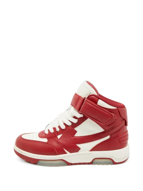 Off-White Pre-Owned Out Of Office high-top sneakers Red 1394326