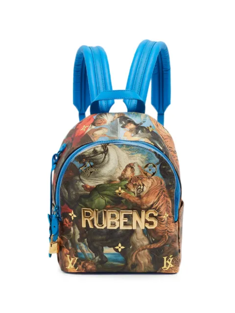 Louis Vuitton Pre-Owned x Jeff Koons 2017 Rubens Palm Springs graphic-print backpack Blue 1400766