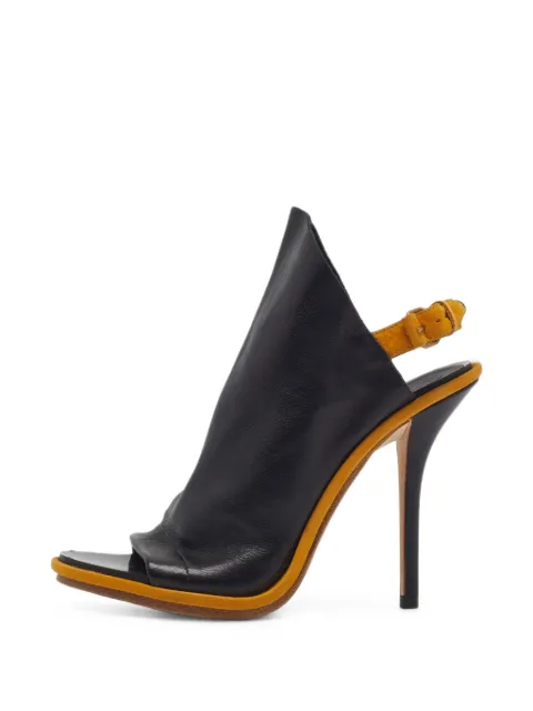 Balenciaga Pre-Owned Glove slingback sandals Black 1398355