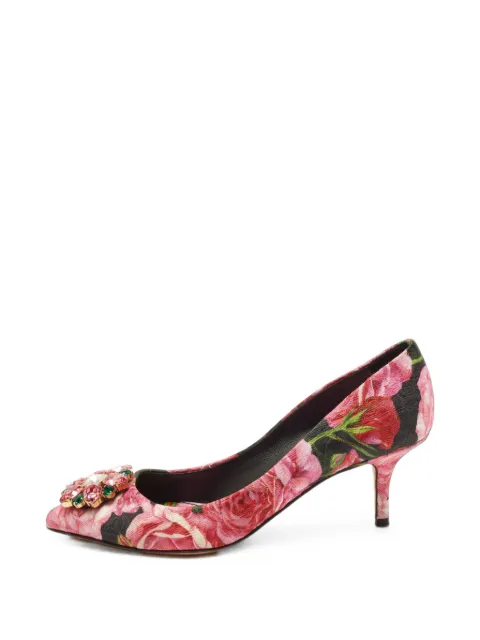 Dolce & Gabbana Pre-Owned Bellucci crystal-embellished pumps Pink 1390986