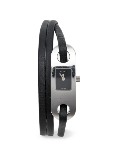 Gucci Pre-Owned 2001 wrap 14mm watch Black 1395475