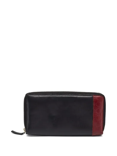 Gucci Pre-Owned Guccissima Continental leather wallet Black 1397762