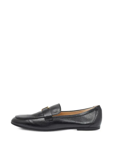 Tod's Vintage T Timeless leather loafers Black 1395129