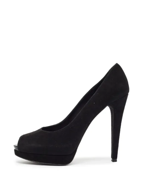 Stuart Weitzman peep-toe platform pumps Black 1404063