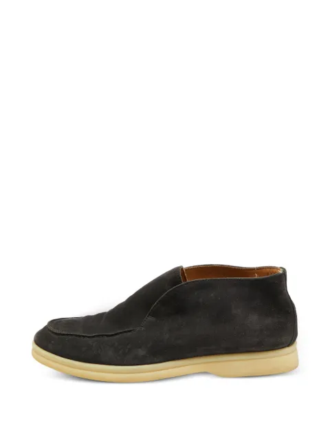 Loro Piana Pre-Owned almond-toe ankle boots Black 1391228