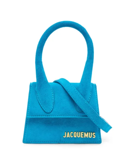 Jacquemus Pre-Owned mini Le Chiquito suede tote bag Blue 1393264