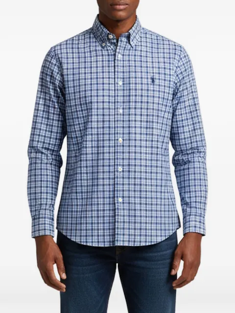 Ralph Lauren Vintage plaid button-down shirt Blue 1399897