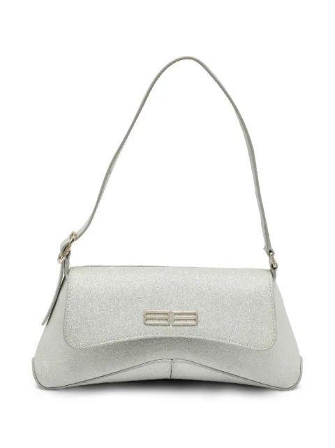 Balenciaga Pre-Owned glitter-embellished shoulder bag Silver 1389094