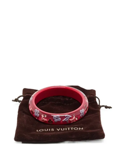 Louis Vuitton Pre-Owned Monogram Inclusion bangle Red 1387731