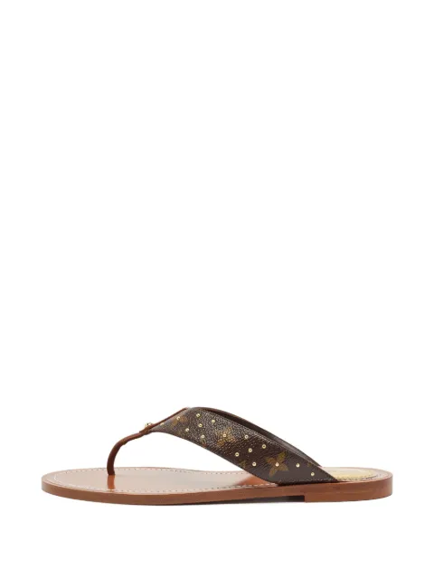 Louis Vuitton Pre-Owned Monogram Sunny thong sandals Brown 1397476