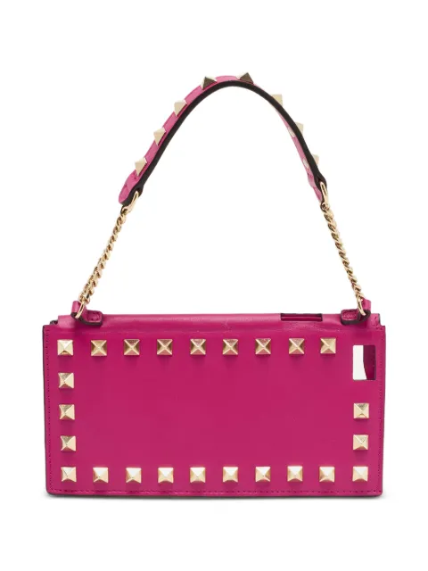 Valentino Garavani Pre-Owned Rockstud wristlet iPhone 6 case Pink 1386325