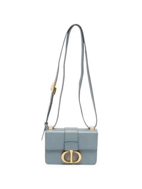 Christian Dior Pre-Owned 2021 micro 30 Montaigne cross body bag Grey 1397694