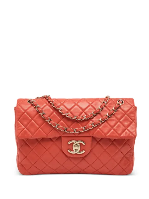 CHANEL Pre-Owned 2008-2009 XL Classic Maxi Jumbo quilted shoulder bag Red 1399363