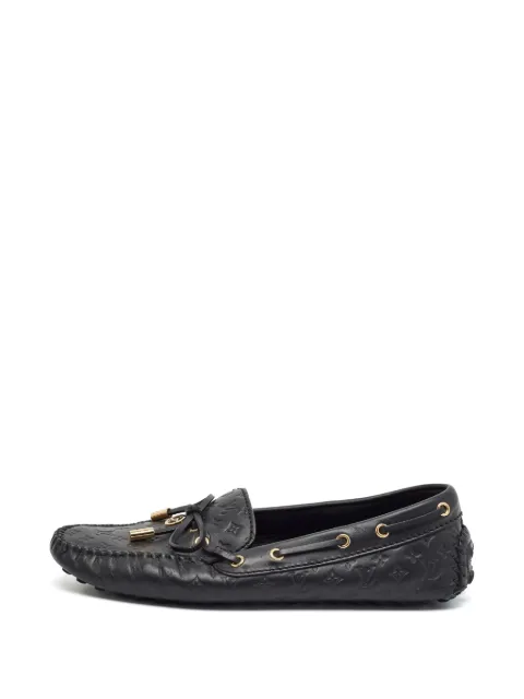 Louis Vuitton Pre-Owned Gloria Monogram loafers Black 1398571