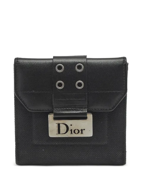 Christian Dior Pre-Owned 2002 Street Chic buckle wallet Black 1387307