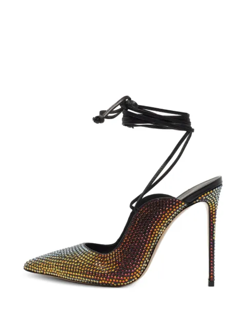 Le Silla Ivy crystal-embellished pumps Orange 1392022