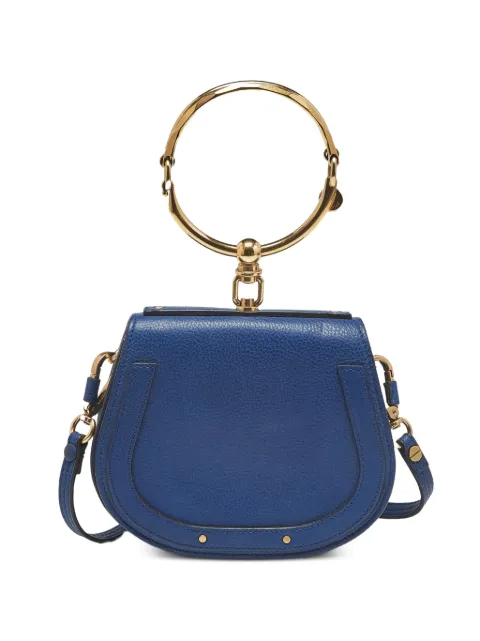 Chloé Pre-Owned small Nile Bracelet shoulder bag Blue 1386594