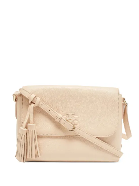 Tory Burch Thea pebble-grain shoulder bag Neutrals 1382024