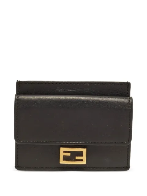 Fendi Pre-Owned Baguette FF wallet Black 1388876