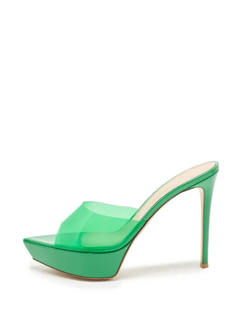 Gianvito Rossi Betty platform sandals Green 1382109