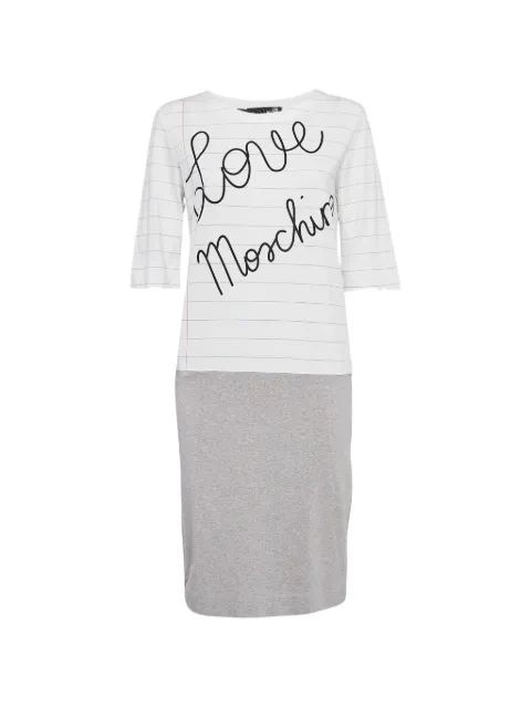 Love Moschino short-sleeves midi dress White 1039347