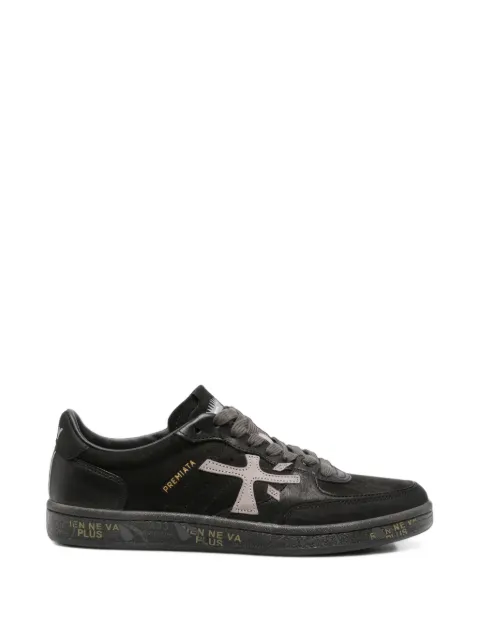 Premiata BSKT Clay logo-patch sneakers Black BSKTCLAY