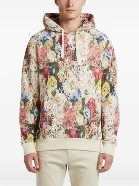 Louis Vuitton Pre-Owned Monogram floral hoodie Neutrals 1390567