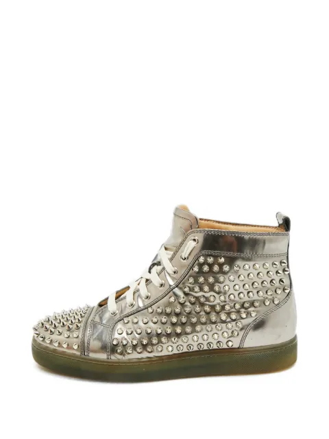 Christian Louboutin Pre-Owned Louis Spikes sneakers Silver 1388751