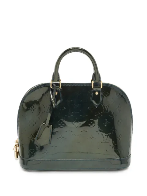 Louis Vuitton Pre-Owned 2010 Alma Monogram Vernis tote bag Green 1380851