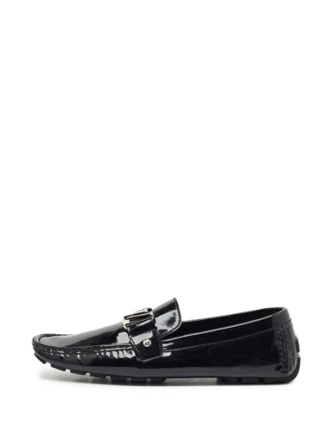 Louis Vuitton Pre-Owned Monte Carlo loafers Black 1404051