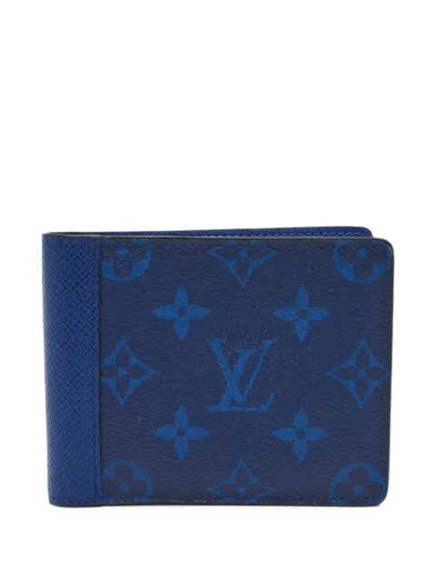 Louis Vuitton Pre-Owned 2019 Multiple Taigarama bifold wallet Blue 1384358