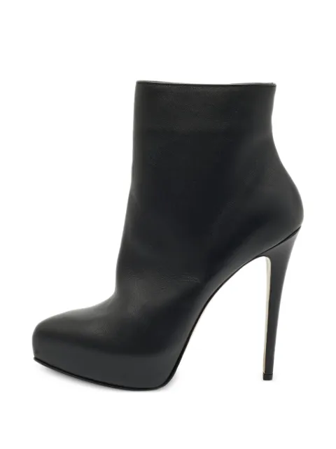 Le Silla pointed-toe platform ankle boots Black 1398520