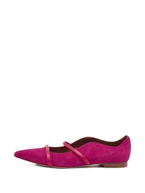Malone Souliers Maureen pointed-toe ballet flats Pink 1388542